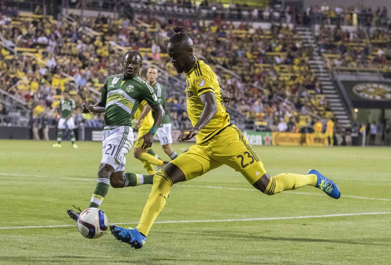 Kei Kamara volvió a marcar, es récord, pero Columbus Crew no pudo con Portland Timbers en casa.
