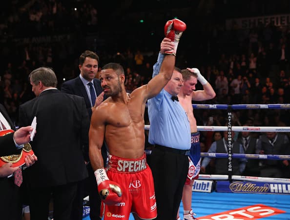Kell Brook destruyó a Kevin Bizier en dos rounds y retuvo el título welter FIB.