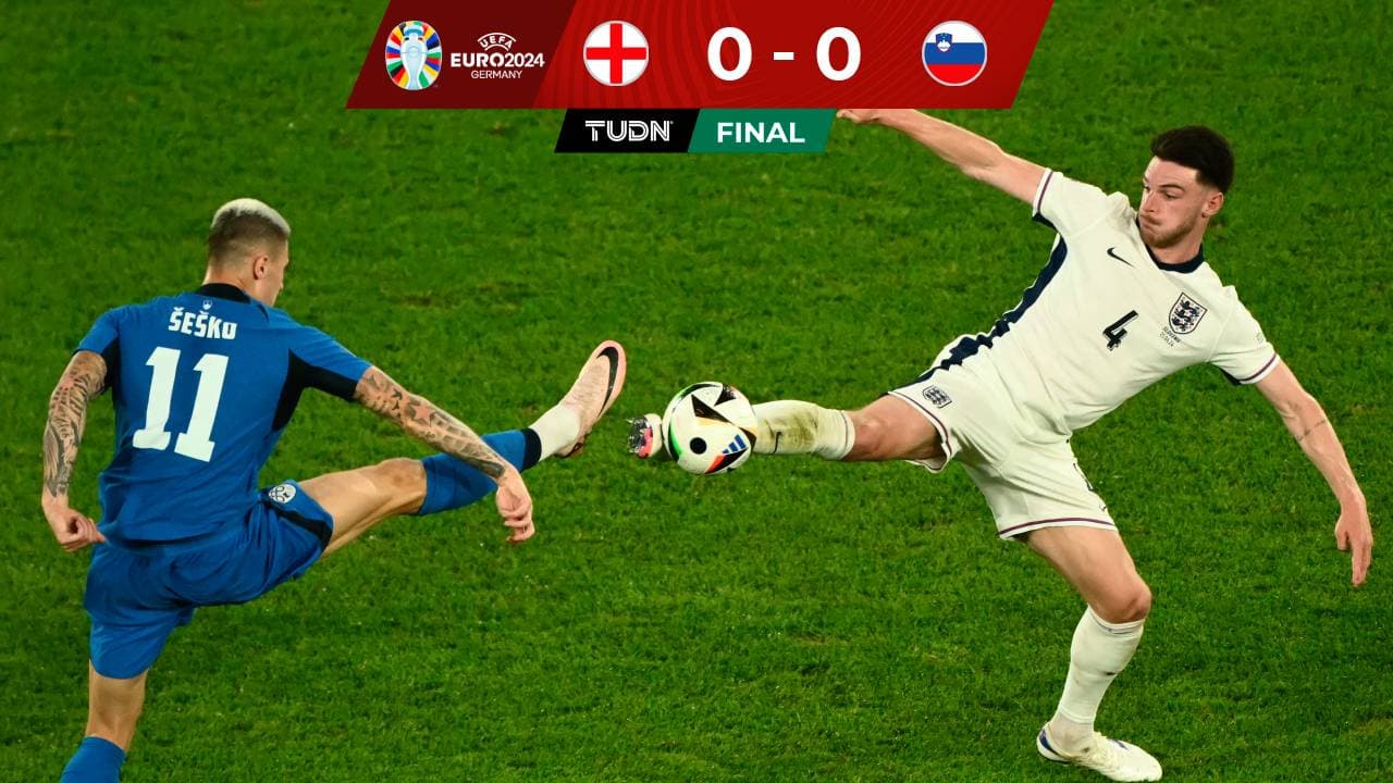 ¡Sin goles pero contentos! Inglaterra y Eslovenia van a Octavos