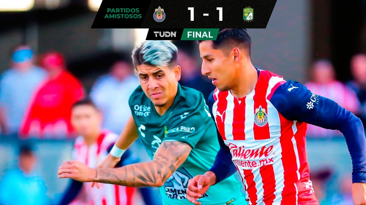 León le roba el triunfo a Chivas con gol de último minuto en amistoso
