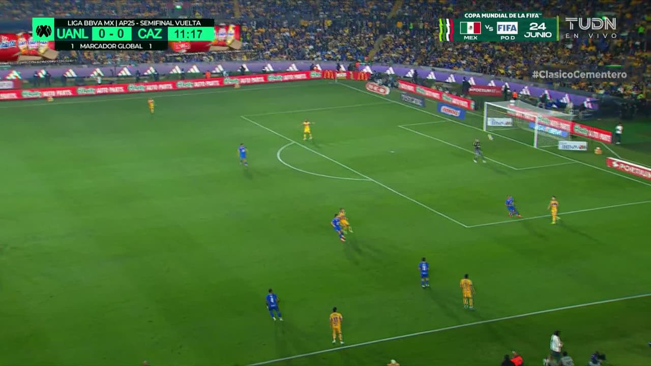 ¡TIRO ATAJADO! disparo por Ángel Sepúlveda.