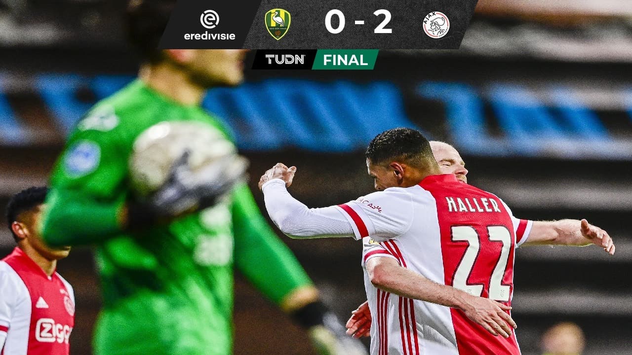 Edson Álvarez jugó todo el partido en la victoria del Ajax