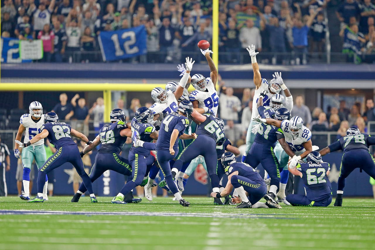 Steven Hauschka de los Seahawks.