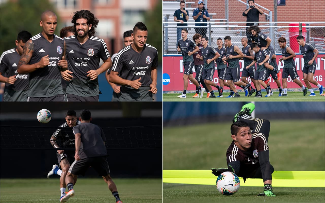Integrantes y cuerpo técnico de la Selección Mexicana de fútbol no perdieron el tiempo y luego de su llegada a la ciudad de Chicago, se pusieron a entrenar en las instalaciones de la Universidad de Illinois. El entrenador Gerardo 'Tata' Martino dirigió la práctica para iniciar con la preparación en ruta al importante duelo por la Final de la Copa Oro ante Estados Unidos.