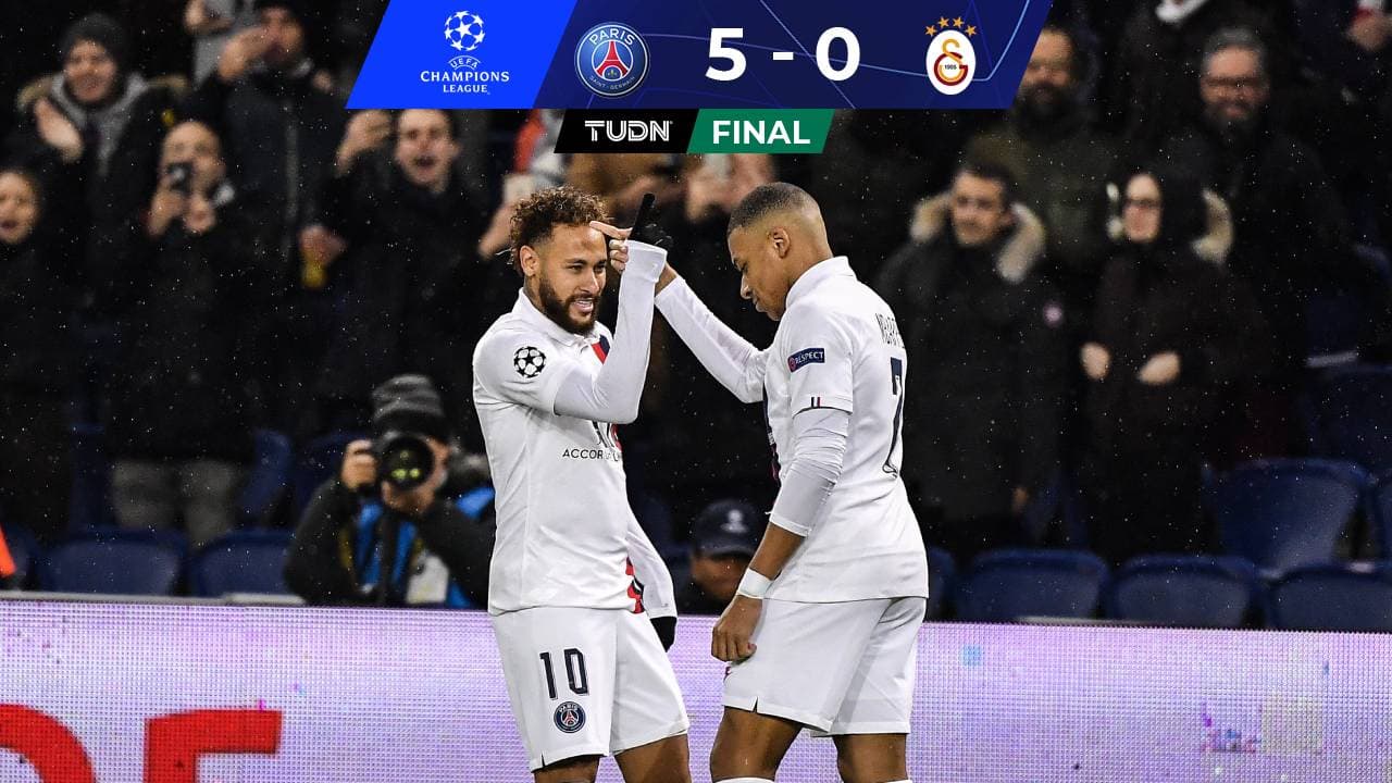 PSG acaba invicto y con goleada en la Champions League