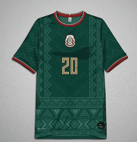 Marcus Led, diseñador sueco, se inspira en calendario azteca y le da vida a la playera de la Selección de México con un estilo innovador ¿Te gustaría ver al Tri así?