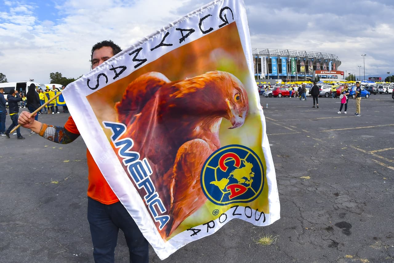 Gran ambiente familiar, en el Estadio Azteca, previo a la final del Apertura '19 entre el América y los Rayados de Monterrey.