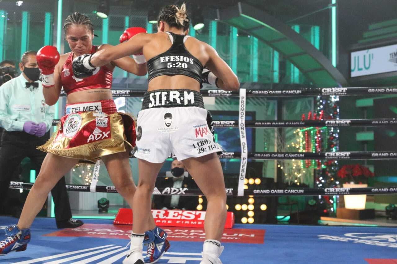 Se proclamó campeona del CMB luego de vencer por decisión unánime a Guadalupe Martínez tras 10 episodios de combate.
