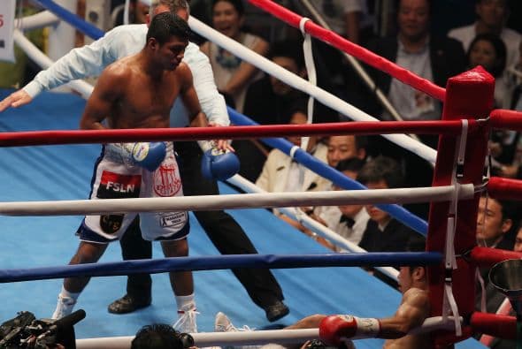 En el tercero Yaegashi visitó la lona por primera vez.