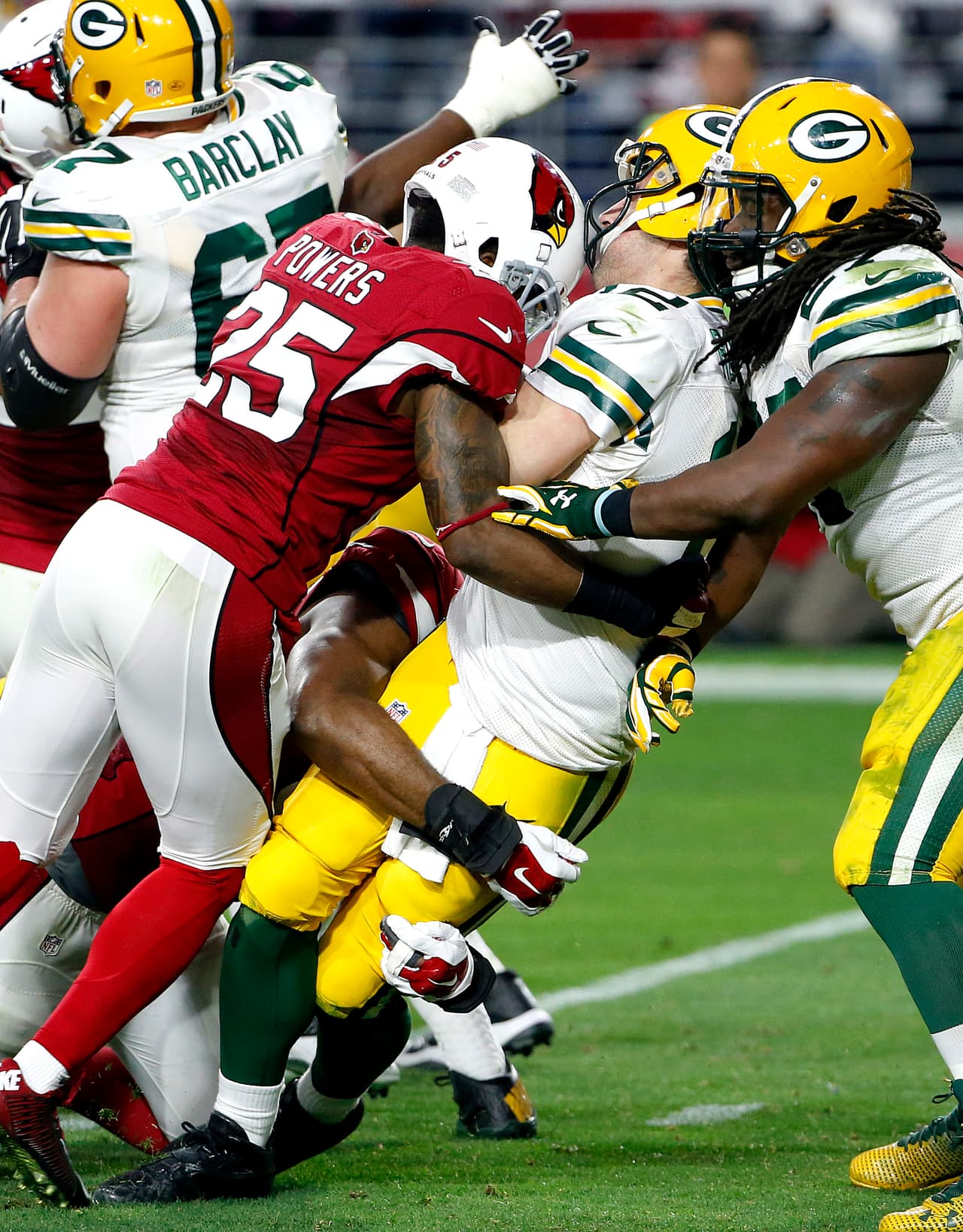 Los Arizona Cardinals vencieron 38-8 a los Green Bay Packers por lo que todavía aspiran a ser número uno en la postemporada de la Conferencia Nacional.