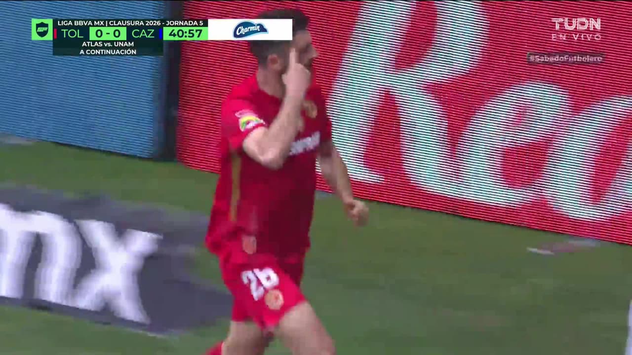 ¡GOL!  anota para Toluca. Paulinho