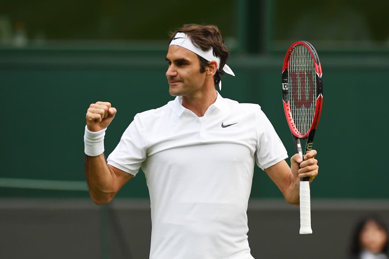 Roger Federer venció al argentino Pella en estreno de Wimbledon.