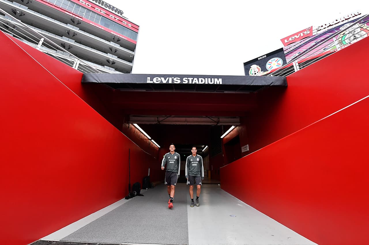Así se vivió el entrenamiento del 25 de marzo de la Selección Mexicana de Fútbol en vías de preparación a su partido amistoso este martes en Levi's Stadium ante la representación de Paraguay en la fecha FIFA.