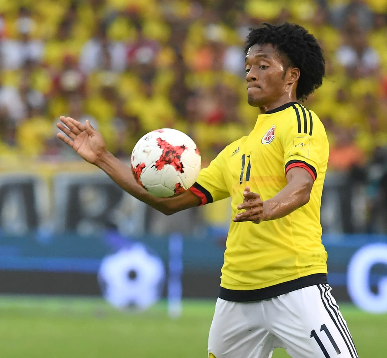 Juan Guillermo Cuadrado (Juventus) no tuvo un buen partido en la fase ofensiva. Sus pases no fueron precisos y por momentos le sobraban gambetas.