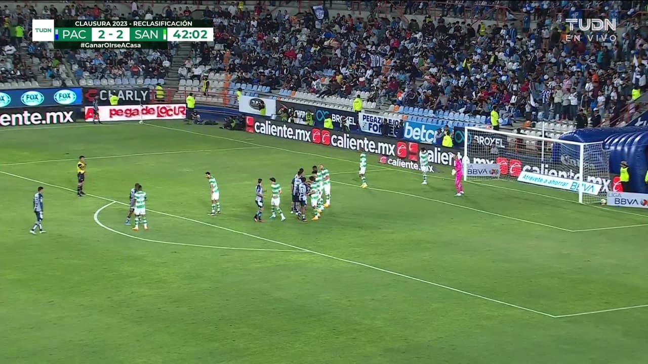 ¡GOOOL! Romario Ibarra anota para Pachuca.