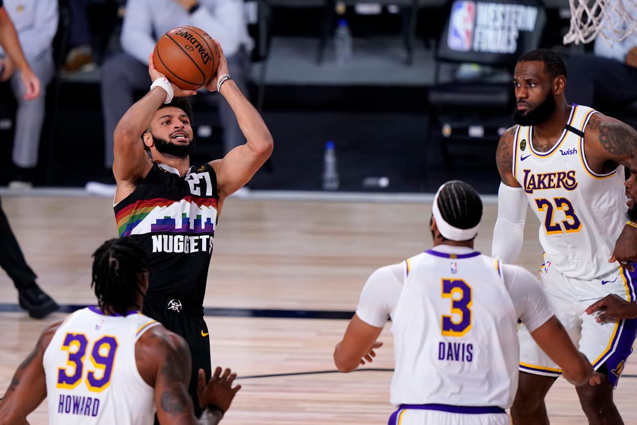 Los Nuggets despiertan en el momento indicado y vencen a los Lakers 106-114 en el juego tres de las finales de conferencia.