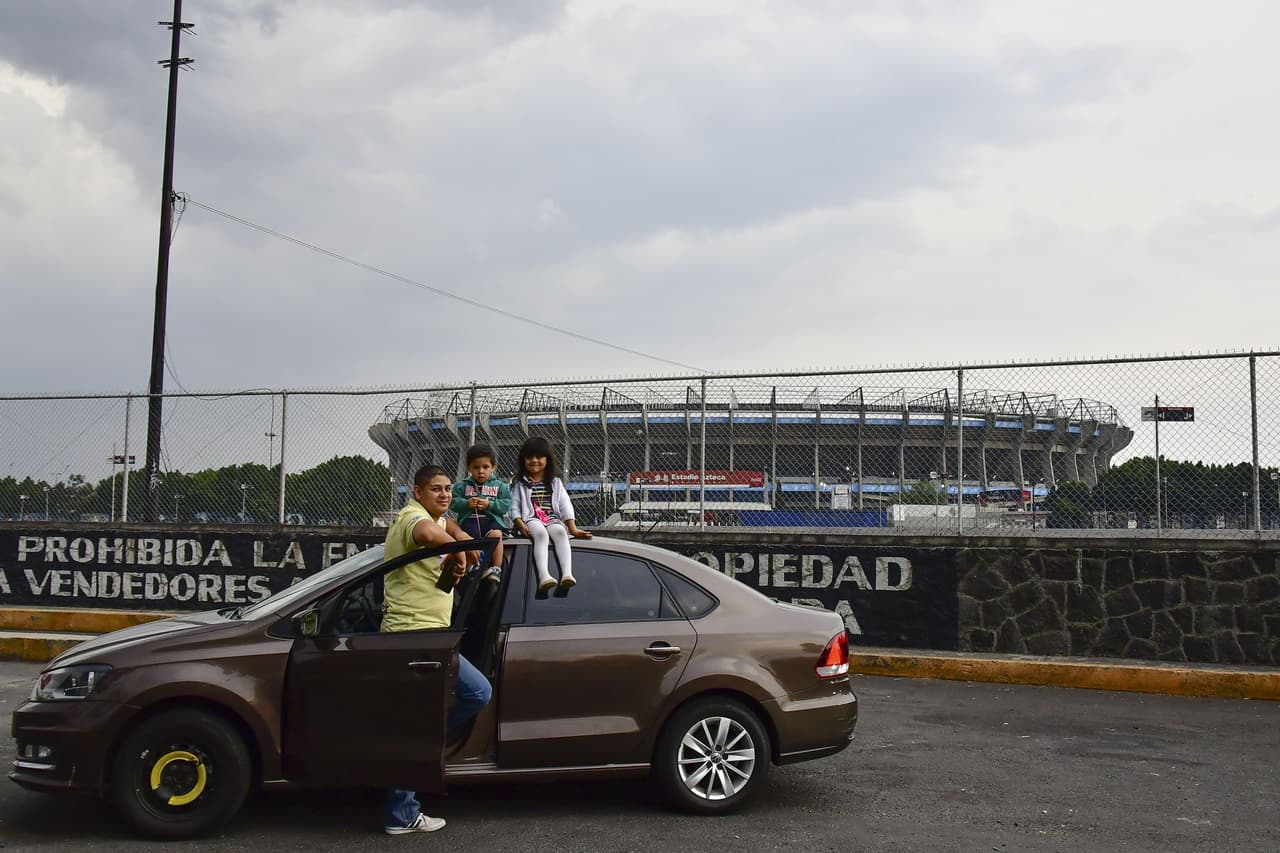 Esta es la perspectiva del último partido en Liga MX hasta nuevo aviso. Un América ante Cruz Azul en el Estadio Azteca.