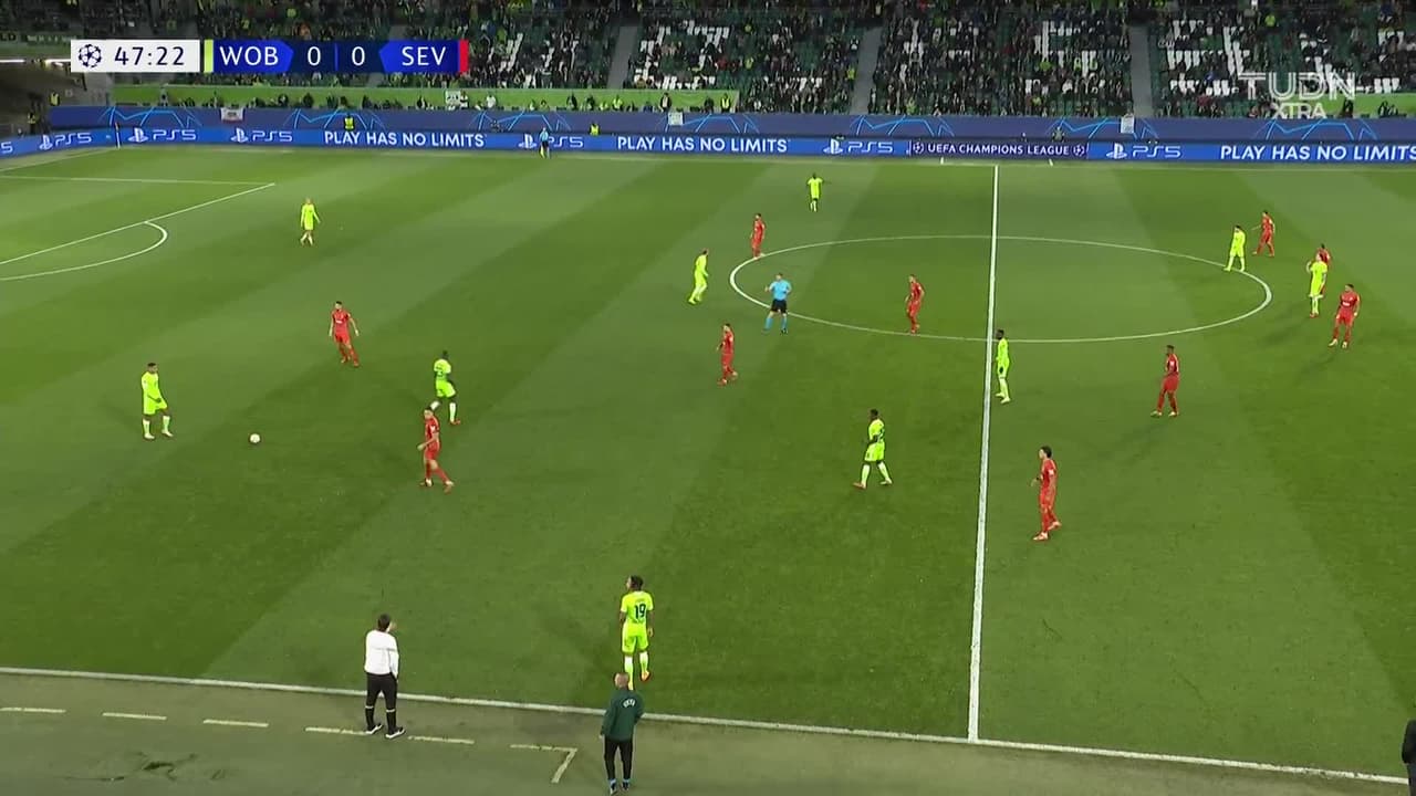 ¡Gol de Wolfsburgo! Steffen aprovecha los rebotes y pone el 1-0 ante Sevilla