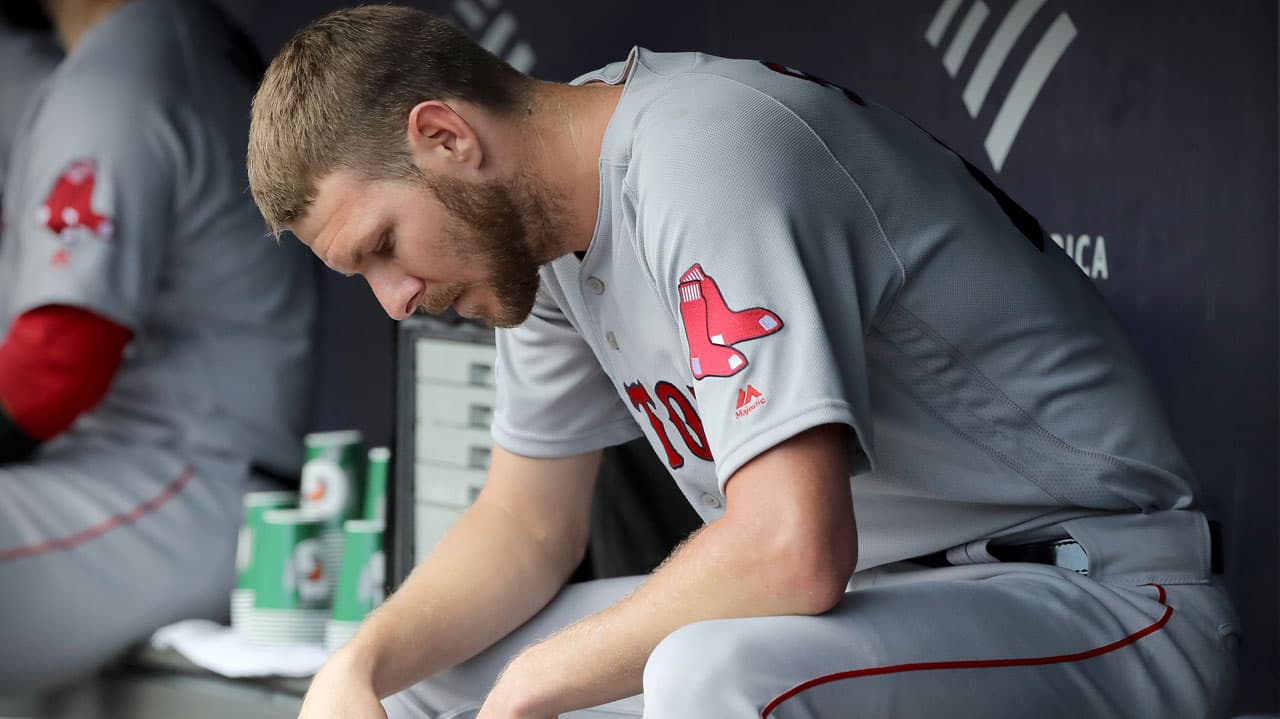 Chris Sale queda fuera de acción indefinidamente por lesión