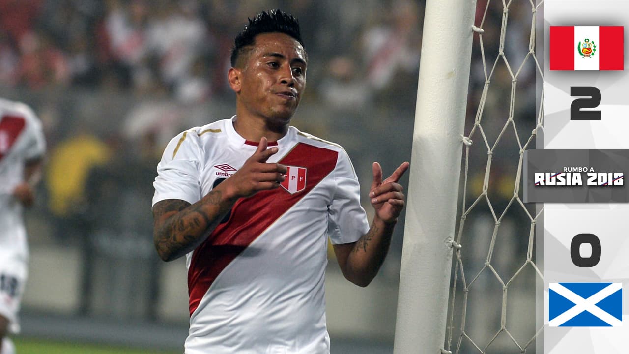 Perú prolonga invicto en 2018 con triunfo sobre Escocia