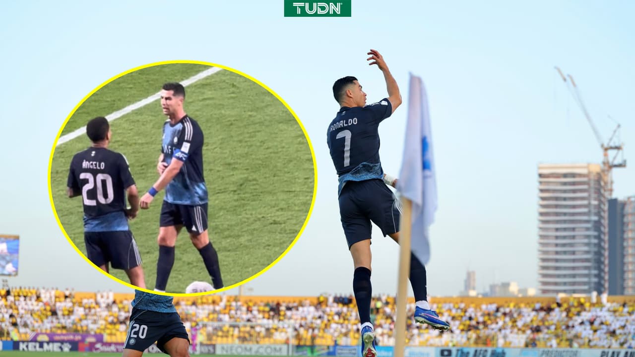 Cristiano Ronaldo manda callar afición rival tras cánticos de Messi en Copa AFC