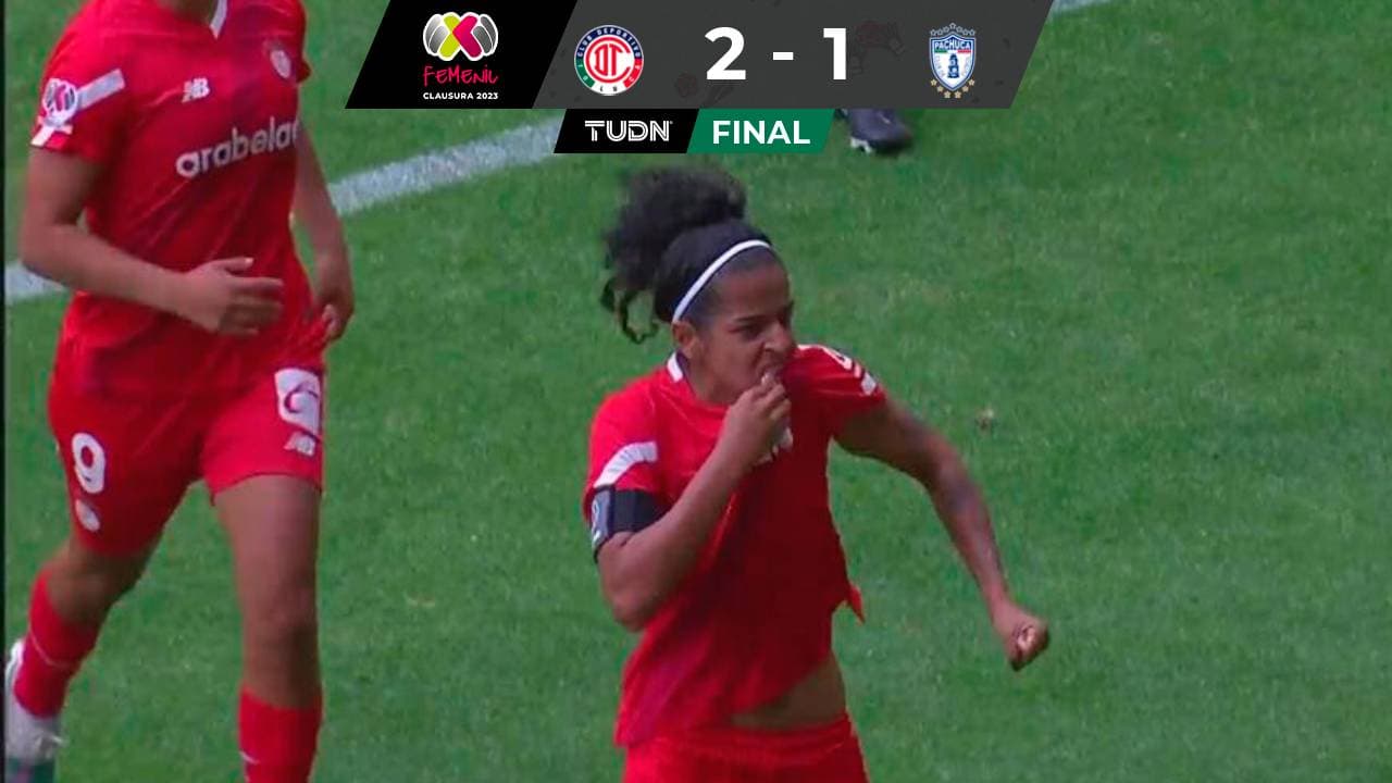 Toluca vence a Pachuca y asciende en la tabla de la Liga MX Femenil