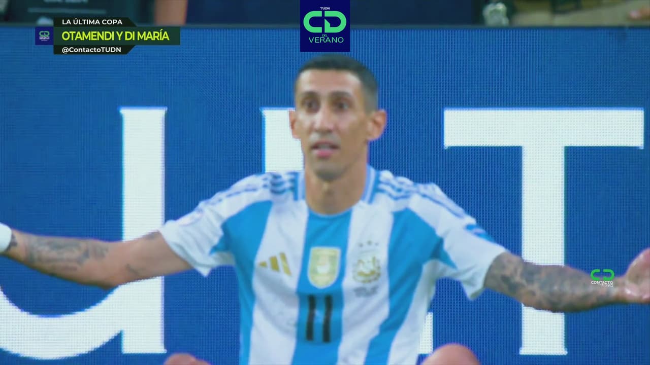 Otamendi y DiMaría se despiden de la Albiceleste