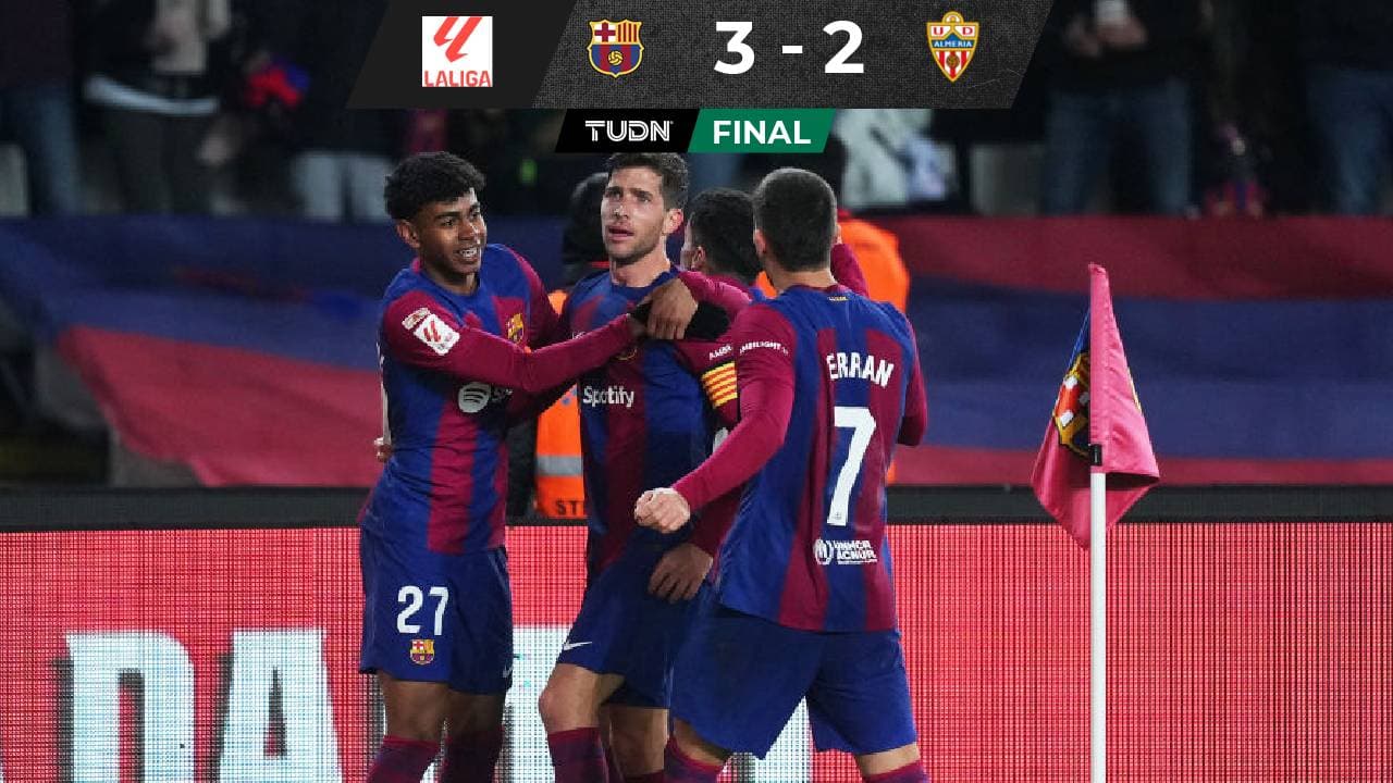 Barcelona sufre para vencer al Almería antes de medirse al América