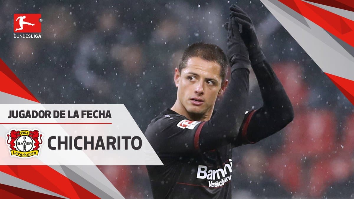 'Chicharito', jugador de la jornada 21 de la Bundesliga
