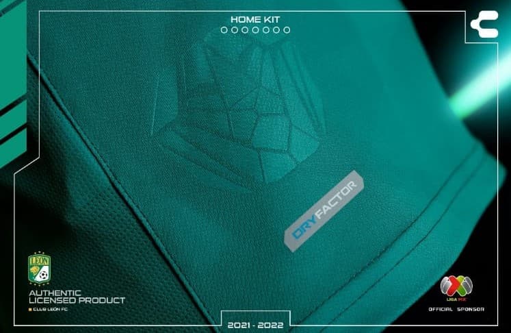 Club León mostró su nueva playera muy fiera con un color esmeralda brillante.