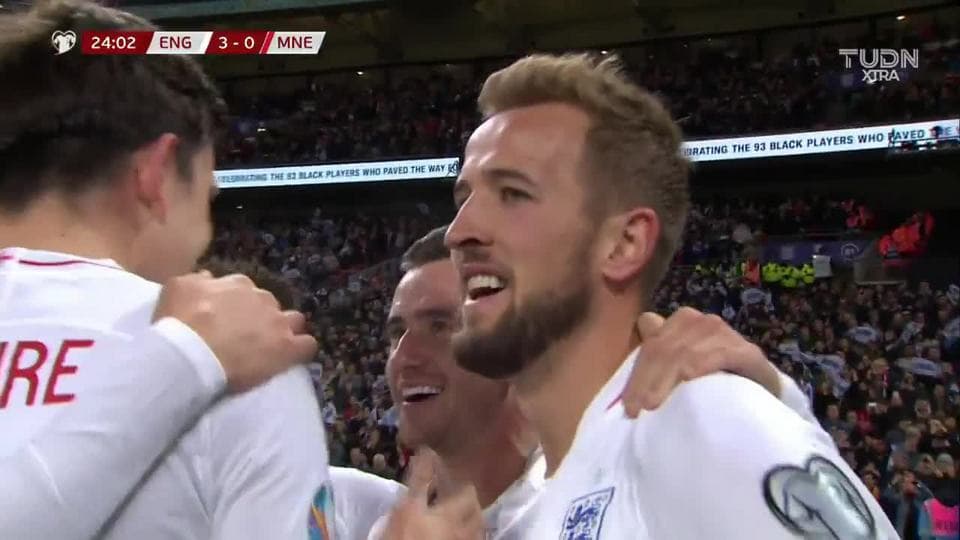 ¡Doblete de Kane! Inglaterra ya golea