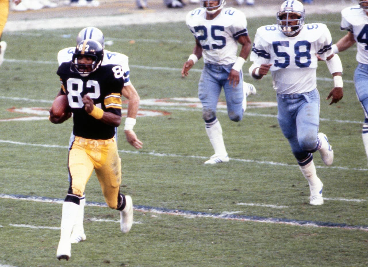 SUPER BOWL XIII - PITTSBURGH STEELERS. Tras 9 partidos marchaban 8 - 1, la derrota fue con Houston.