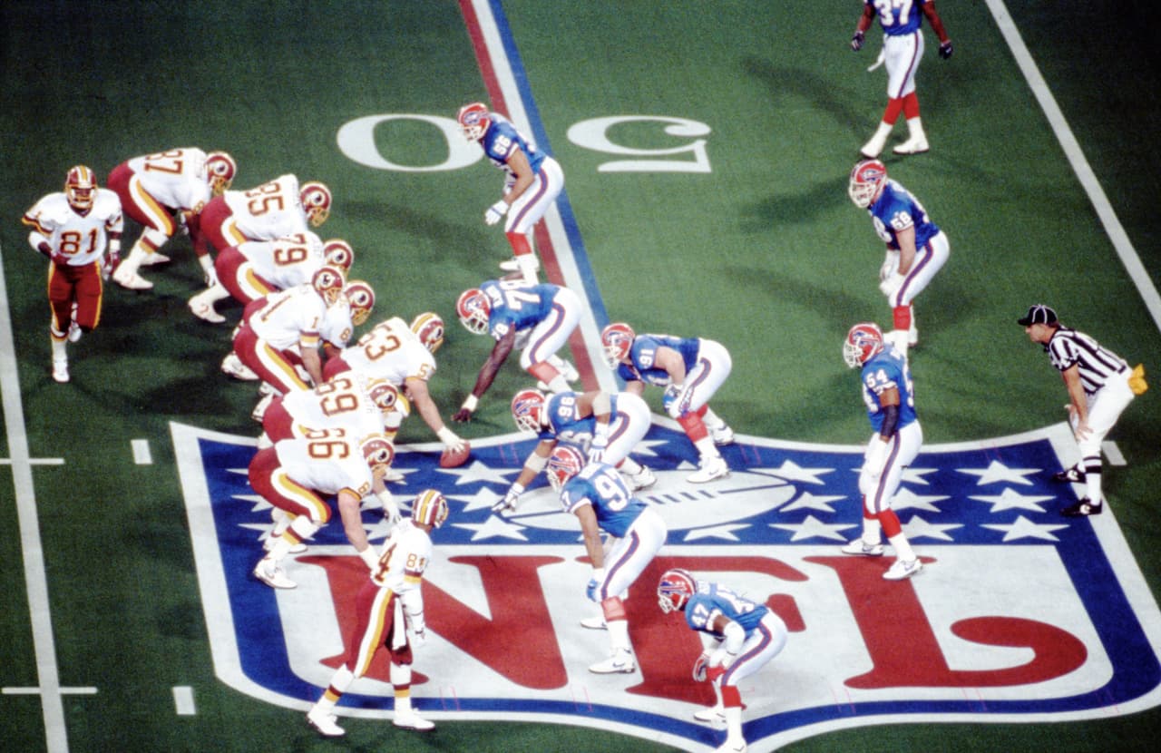 SUPER BOWL XXVI - WASHINGTON REDSKINS. Luego de 9 partidos marchaban invictos 9 - 0. Luego perderían 2 juegos: Dallas y en Philadelphia.