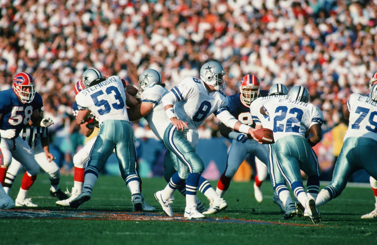 SUPER BOWL XXVII - DALLAS COWBOYS. Luego de 9 partidos estaban 8 - 1, la derrota fue en Philadelphia.