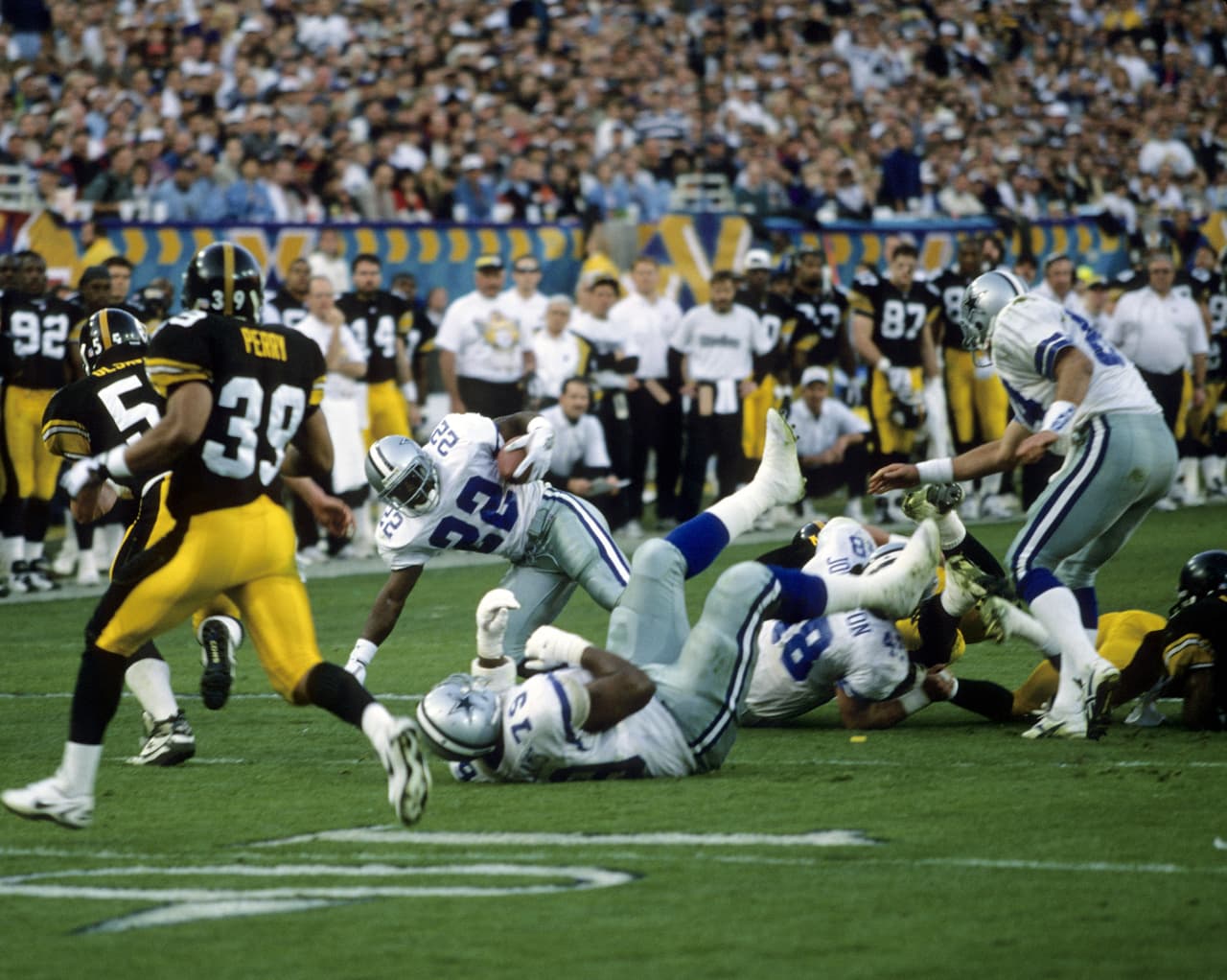 SUPER BOWL XXX - DALLAS COWBOYS. Luego de 9 partidos estaban 8 - 1, la única derrota en Washington.