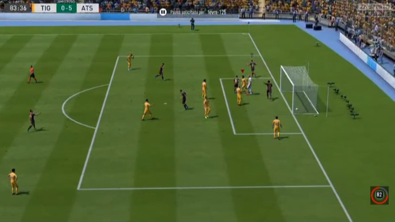 Luciano Acosta, el representante de Atlas, hizo lo que quiso con Francisco Venegas que no mostró habilidad en el futbol virtual.