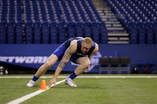 Las mejores tomas del TE novato de los Baltimore Ravens, egresado de Minnesota, Maxx Williams (AP-NFL).