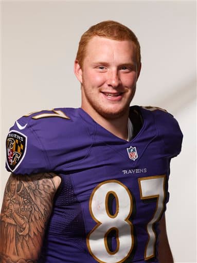 Las mejores tomas del TE novato de los Baltimore Ravens, egresado de Minnesota, Maxx Williams (AP-NFL).
