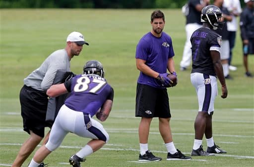 Las mejores tomas del TE novato de los Baltimore Ravens, egresado de Minnesota, Maxx Williams (AP-NFL).