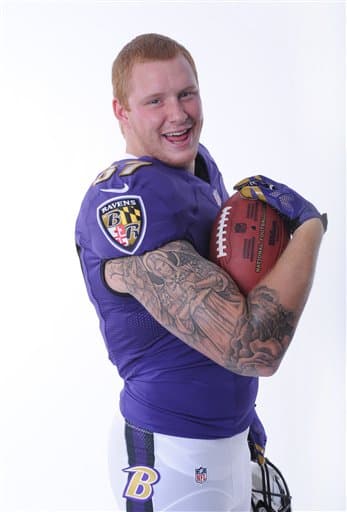 Las mejores tomas del TE novato de los Baltimore Ravens, egresado de Minnesota, Maxx Williams (AP-NFL).