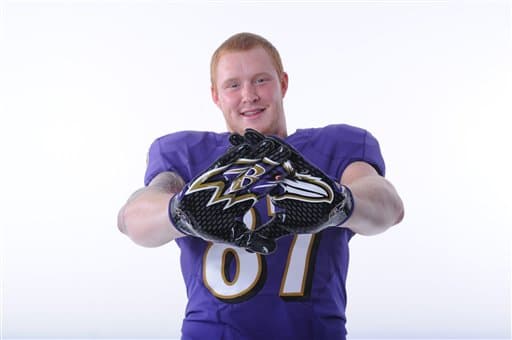Las mejores tomas del TE novato de los Baltimore Ravens, egresado de Minnesota, Maxx Williams (AP-NFL).