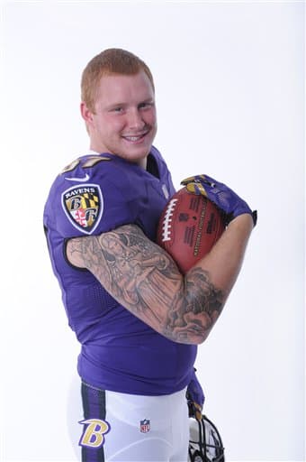 Las mejores tomas del TE novato de los Baltimore Ravens, egresado de Minnesota, Maxx Williams (AP-NFL).