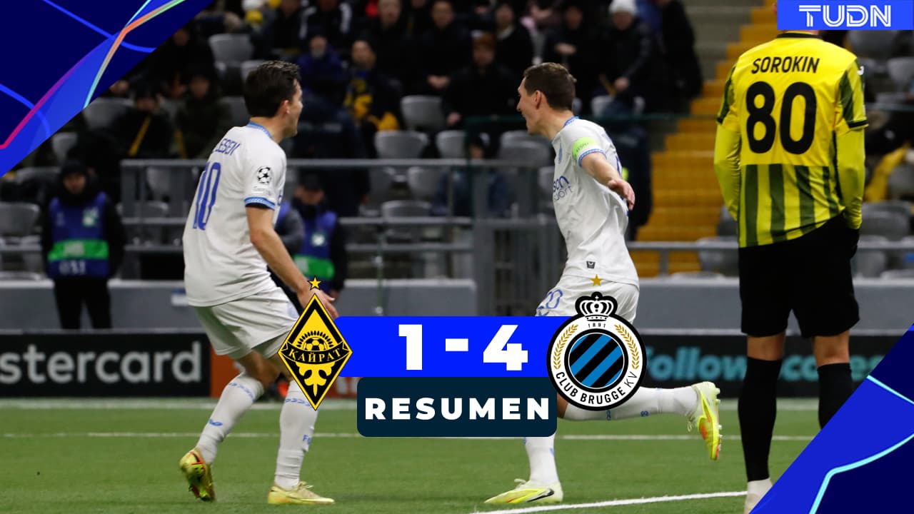 Resumen | Brujas sueña con Playoffs con goleada ante Kairat