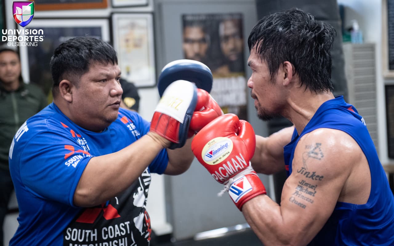Manny Pacquiao y Adrien Broner se enfrentarán el sábado 19 de enero en el MGM Grand de Las Vegas por la faja AMB wélter del filipino.