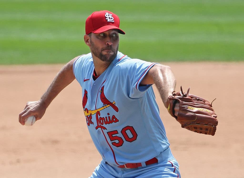 Adam Wainwright de los St Louis Cardinals.