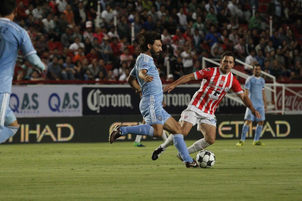 Andrea Pirlo, el futbolista de NYCFC más aplaudido por la afición mexicana.