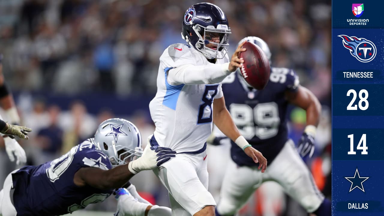 Mariota y los Titans tumban a los Cowboys y empeoran la crisis de Dallas