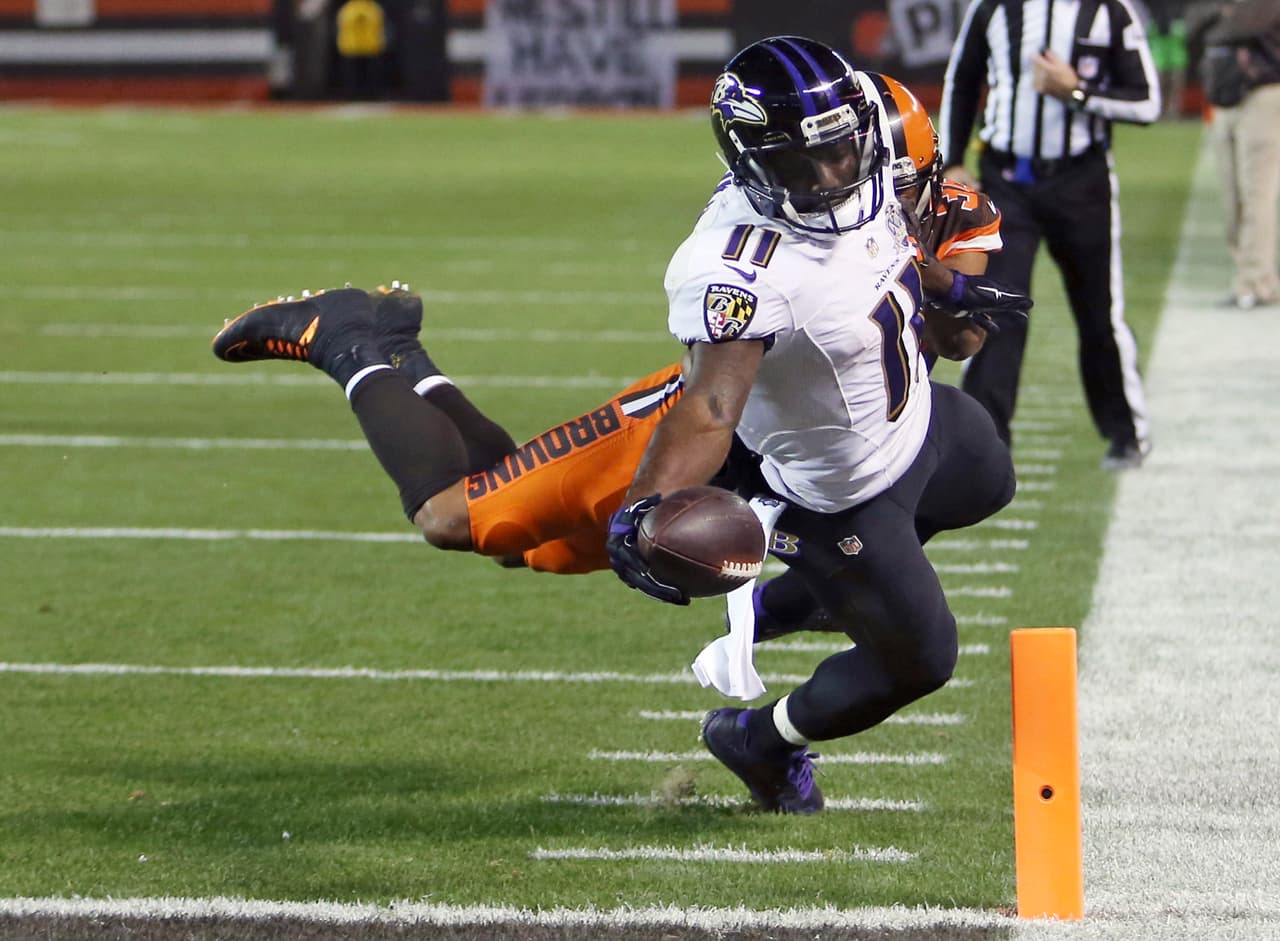 Dramático duelo se vivió en Cleveland donde los Ravens sacaron el partido 33-27 a los Browns. Checa las mejores tomas de este duelo de Lunes por la Noche.