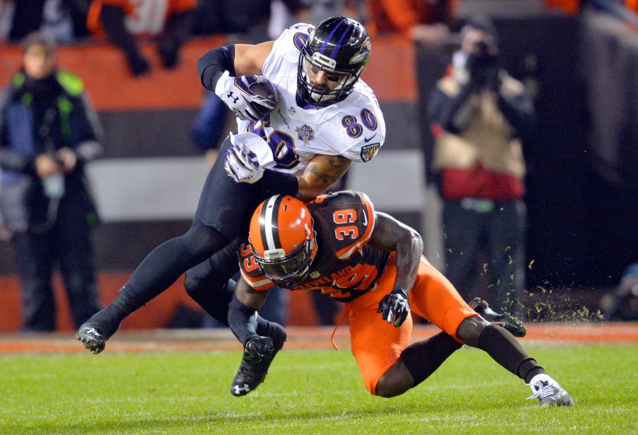 Dramático duelo se vivió en Cleveland donde los Ravens sacaron el partido 33-27 a los Browns. Checa las mejores tomas de este duelo de Lunes por la Noche.