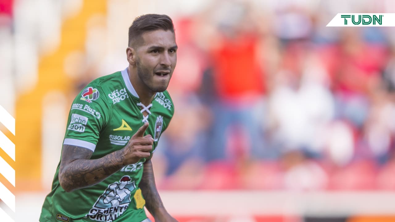 Ismael Sosa, delantero de León.